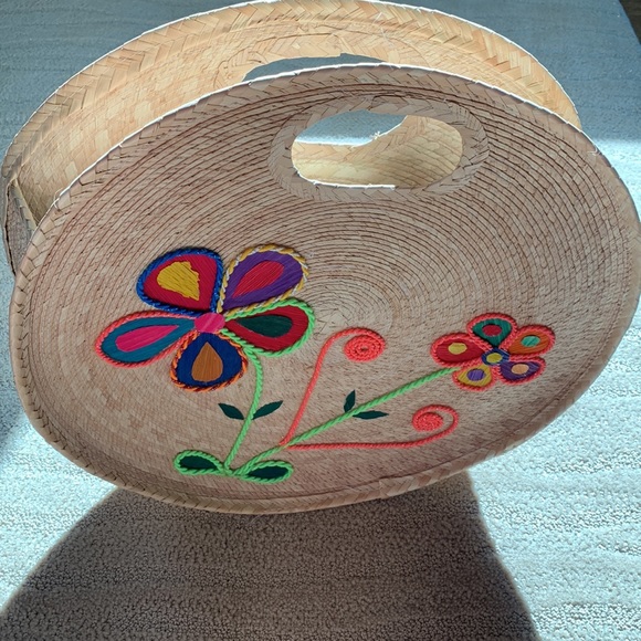 Woven Straw Tote‎ Beach Bag - Picture 6 of 8